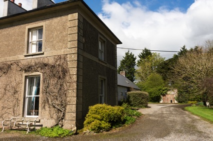 View of the driveway from the house